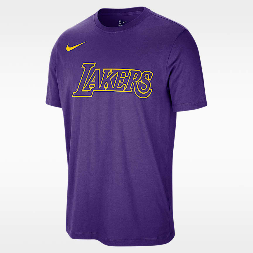 Los Angeles Lakers Nike Men's Basketball T-Shirt. Nike.com